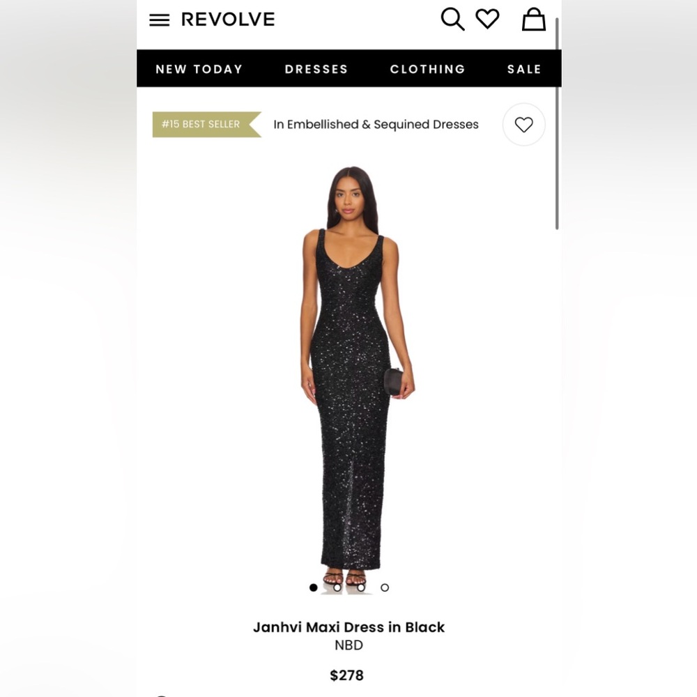 Revolve Black Dress